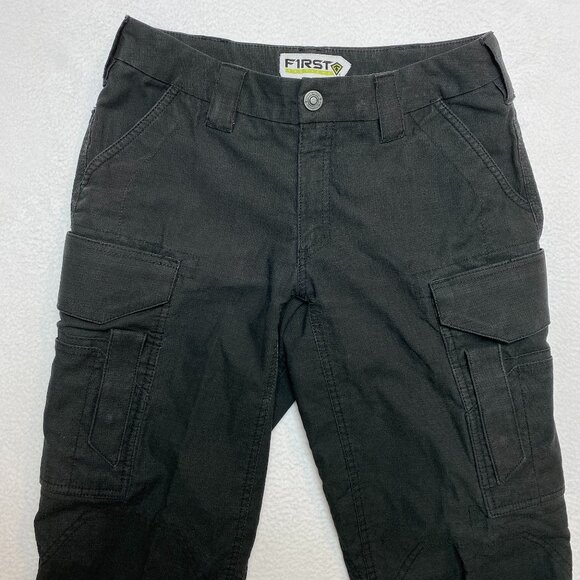 First Tactical Cargo Pants Women's 8 Gray Cargo Hiking Utility Workwear - Picture 1 of 9